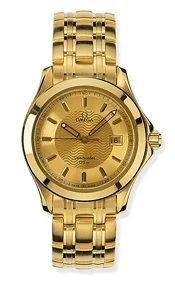 Omega Omega - 2111.11.00 Seamaster 120M Quartz 36.25 Yellow Gold / Champagne