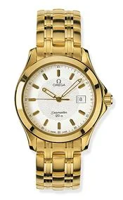 Omega - 2111.21.00 Seamaster 120M Quartz 36.25 Yellow Gold / White