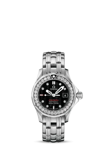 Omega Seamaster Diver 300M Quartz 28 Stainless Steel / Diamond / Black / Bracelet