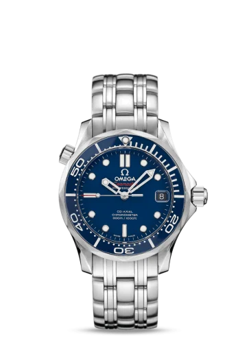 Omega - 212.30.36.20.03.001 Seamaster Diver 300M Co-Axial 36.25 Stainless Steel / Blue/ Bracelet / Ceramic