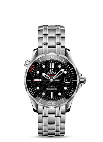 Omega Seamaster Diver 300M Co-Axial 36.25 Stainless Steel / Black / Bracelet / James Bond 50th Anniversary