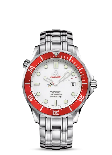 Omega - 212.30.41.20.04.001 Seamaster Diver 300M Co-Axial 41 Stainless Steel / White / Bracelet / Vancouver Olympics