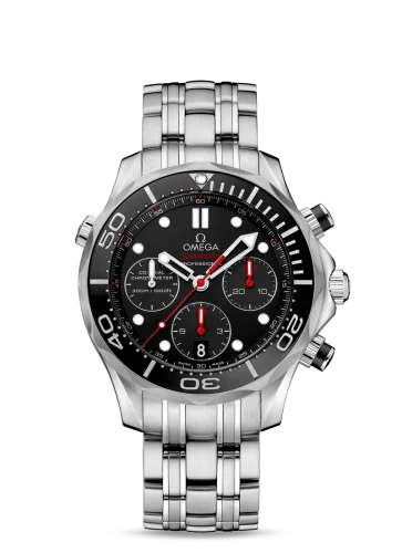 Omega - 212.30.42.50.01.001 Seamaster Diver 300M Co-Axial 41.5 Chronograph Stainless Steel / Black / Bracelet