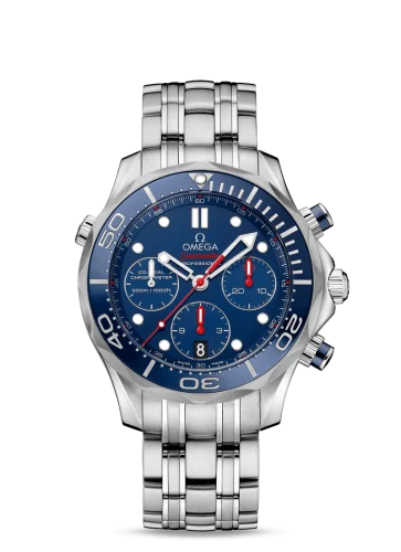 Omega - 212.30.42.50.03.001 Seamaster Diver 300M Co-Axial 41.5 Chronograph Stainless Steel / Blue / Bracelet
