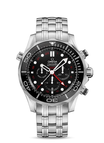 Omega - 212.30.44.52.01.001 Seamaster Diver 300M Co-Axial 44 GMT Chronograph Stainless Steel / Black / Bracelet