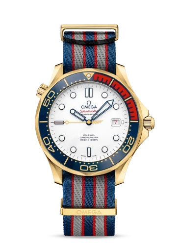 Omega Omega - 212.62.41.20.04.001 Seamaster Diver 300M Co-Axial 41 Yellow Gold /James Bond Commander's Watch
