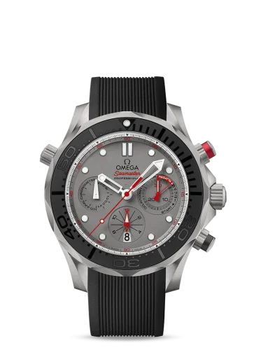Omega - 212.92.44.50.99.001 Seamaster Diver 300M Co-Axial 44 Chronograph Titanium / Grey / Rubber / ETNZ
