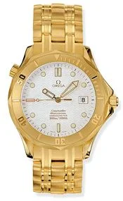Omega - 2131.20.00 Seamaster Diver 300M Automatic 41 Yellow Gold / White / Bracelet