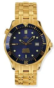 Omega - 2133.80.00 Seamaster Diver 300M Automatic 41 Yellow Gold / Blue / Bracelet / Bond