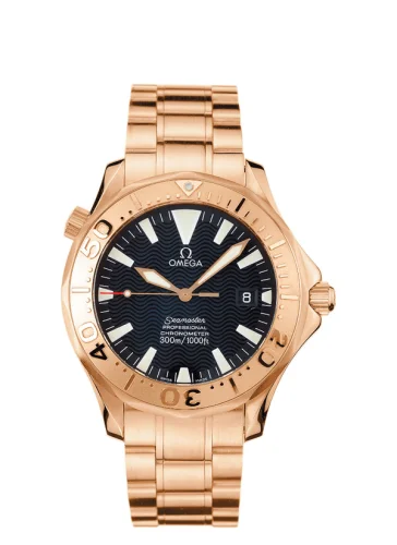 Omega - 2136.50.00 Seamaster Diver 300M Automatic 41 Red Gold / Black / Bracelet