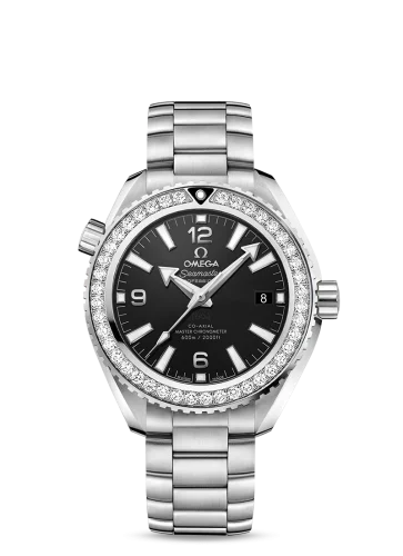 Omega - 215.15.40.20.01.001 Seamaster Planet Ocean 600M Co-Axial 39.5 Master Chronometer Stainless Steel / Diamond / Black / Bracelet