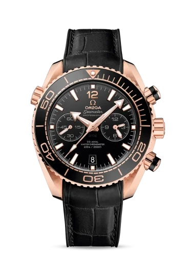 Omega Omega - 215.63.46.51.01.001 Seamaster Planet Ocean 600M Co-Axial 45.5 Master Chronometer Chronograph Sedna Gold / Black / Alligator