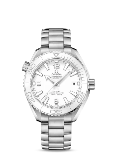 Omega - 215.30.40.20.04.001 Seamaster Planet Ocean 600M Co-Axial 39.5 Master Chronometer Stainless Steel / White / Bracelet