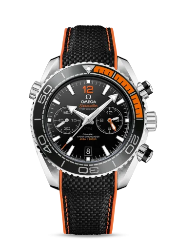 Omega - 215.32.46.51.01.001 Seamaster Planet Ocean 600M Co-Axial 45.5 Master Chronometer Chronograph Stainless Steel / Orange / Rubber