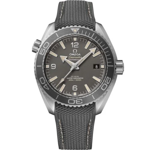 Omega - 215.32.44.21.01.002 Seamaster Planet Ocean 600M Co-Axial 43.5 Master Chronometer Stainless Steel / Green / Rubber