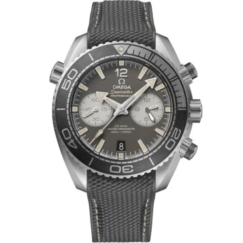 Omega - 215.32.46.51.01.004 Seamaster Planet Ocean 600M Co-Axial 45.5 Master Chronometer Chronograph Stainless Steel / Green / Rubber