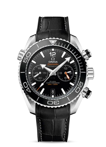Omega - 215.33.46.51.01.001 Seamaster Planet Ocean 600M Co-Axial 45.5 Master Chronometer Chronograph Stainless Steel / Black / Alligator