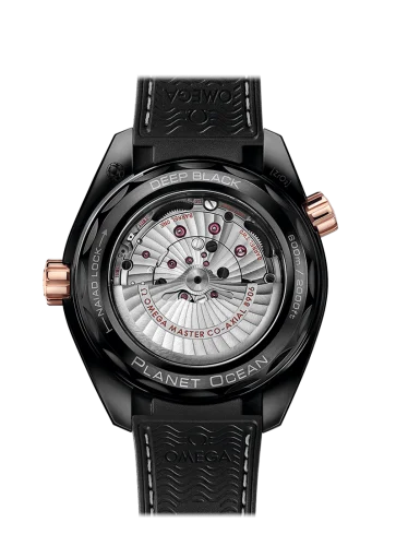Omega Omega - 215.63.46.22.01.001 Seamaster Planet Ocean 600M Co-Axial 45.5 Master Chronometer GMT Deep Black Sedna