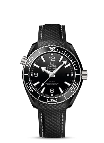 Omega - 215.92.40.20.01.001 Seamaster Planet Ocean 600M Co-Axial 39.5 Master Chronometer Deep Black  / Black / Strap