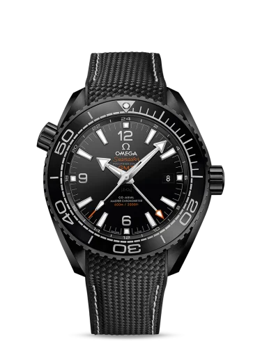 Omega Seamaster Planet Ocean 600M Co-Axial 45.5 Master Chronometer GMT Deep Black