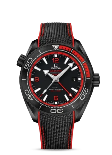 Omega Omega - 215.92.46.22.01.003 Seamaster Planet Ocean 600M Co-Axial 45.5 Master Chronometer GMT Deep Black Red