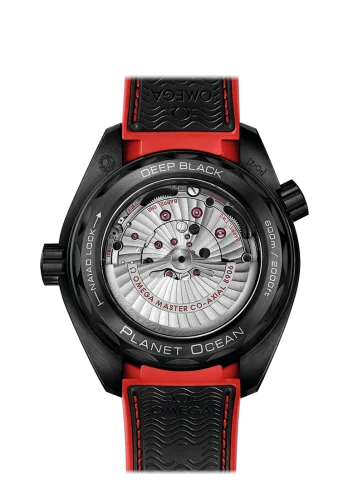 Omega Omega - 215.92.46.22.01.003 Seamaster Planet Ocean 600M Co-Axial 45.5 Master Chronometer GMT Deep Black Red