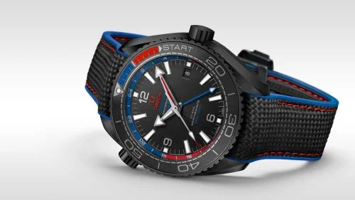 Omega Omega - 215.92.46.22.01.004 Seamaster Planet Ocean 600M Co-Axial 45.5 Master Chronometer GMT Deep Black ETNZ