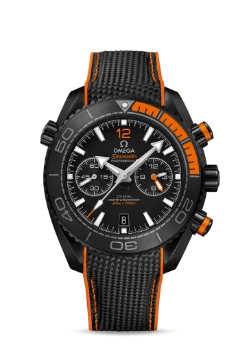 Omega - 215.92.46.51.01.001 Seamaster Planet Ocean 600M Co-Axial 45.5 Master Chronometer Chronograph Deep Black Orange