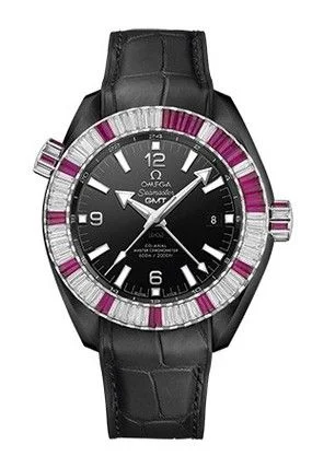 Omega Omega - 215.98.46.22.01.002 Seamaster Planet Ocean 600M Co-Axial 45.5 Master Chronometer GMT Deep Black Ruby