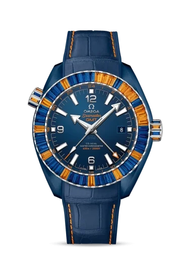 Omega Omega - 215.98.46.22.03.001 Seamaster Planet Ocean 600M Co-Axial 45.5 Master Chronometer GMT Deep Blue Sapphire