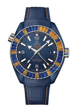 Omega Omega - 215.98.46.22.03.001 Seamaster Planet Ocean 600M Co-Axial 45.5 Master Chronometer GMT Deep Blue Sapphire