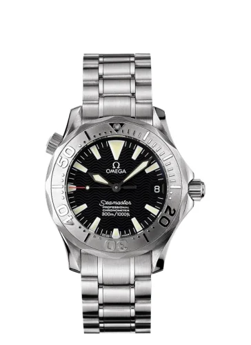 Omega - 2152.50.00 Seamaster Diver 300M Automatic 36.25 White Gold / Black / Bracelet