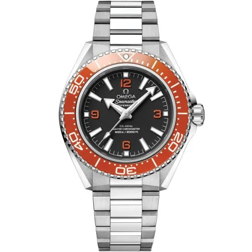 Omega - 217.30.42.21.01.003 Seamaster Planet Ocean 600M Co-Axial 42 Stainless Steel - Orange / Black / Bracelet