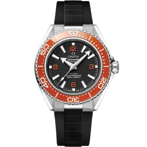 Omega - 217.32.42.21.01.003 Seamaster Planet Ocean 600M Co-Axial 42 Stainless Steel - Orange / Black / Rubber