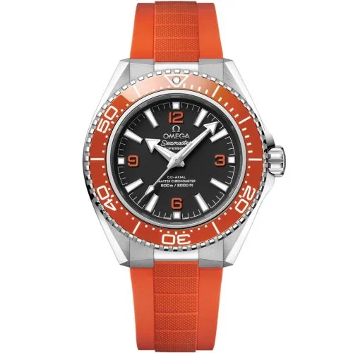Omega - 217.32.42.21.01.004 Seamaster Planet Ocean 600M Co-Axial 42 Stainless Steel - Orange / Black / Rubber