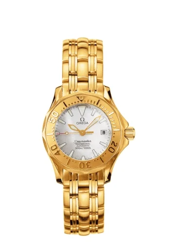 Omega Omega - 2172.70.00 Seamaster Diver 300M Automatic 28 Yellow Gold / White / Bracelet