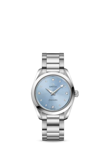 Omega - 220.10.28.60.53.001 Seamaster Aqua Terra 150M Quartz 28 Stainless Steel / Blue / Bracelet