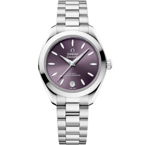 Omega - 220.10.30.20.10.002 Seamaster Aqua Terra 150M Master Co-Axial 30 Stainless Steel / Lavender / Bracelet