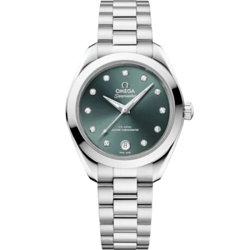 Omega - 220.10.30.20.60.001 Seamaster Aqua Terra 150M Master Co-Axial 30 Stainless Steel / Pine