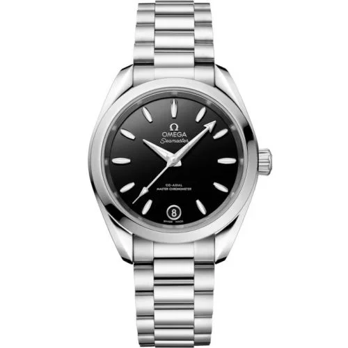 Omega - 220.10.34.20.01.001 Seamaster Aqua Terra 150M Master Chronometer 34 Stainless Steel / Black / Bracelet