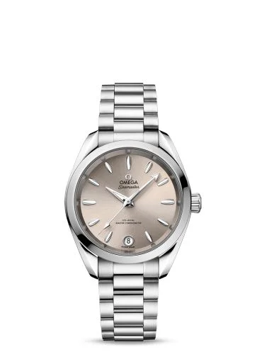Omega - 220.10.34.20.09.001 Seamaster Aqua Terra 150M Master Chronometer 34 Stainless Steel / Sandstone / Bracelet