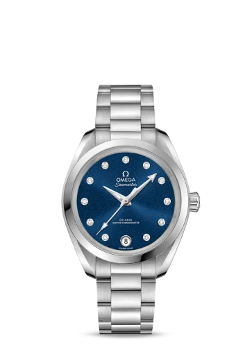 Omega - 220.10.34.20.53.001 Seamaster Aqua Terra 150M Master Chronometer 34 Stainless Steel / Blue / Bracelet