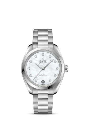 Omega - 220.10.34.20.55.001 Seamaster Aqua Terra 150M Master Chronometer 34 Stainless Steel / MOP / Bracelet