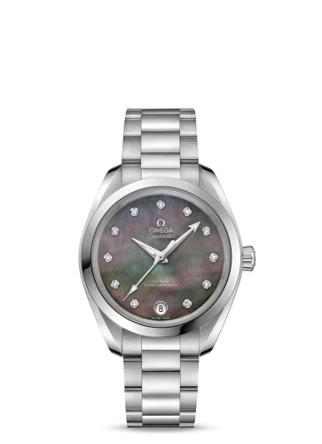 Omega - 220.10.34.20.57.001 Seamaster Aqua Terra 150M Master Chronometer 34 Stainless Steel / Brown MOP / Bracelet