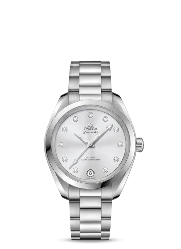 Omega - 220.10.34.20.60.001 Seamaster Aqua Terra 150M Master Chronometer 34 Stainless Steel / Greige / Bracelet
