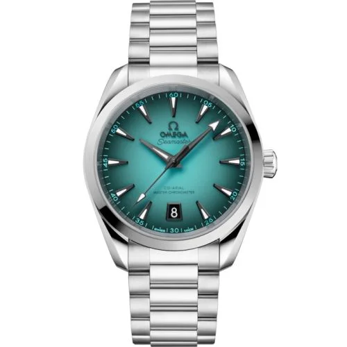 Omega - 220.10.38.20.03.005 Seamaster Aqua Terra 150M Master Chronometer 38 Stainless Steel / Turquoise / Bracelet