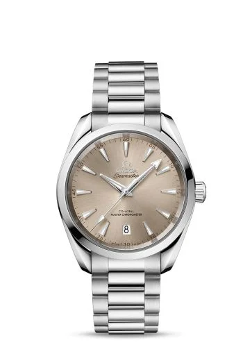 Omega - 220.10.38.20.09.001 Seamaster Aqua Terra 150M Master Chronometer 38 Stainless Steel / Sandstone / Bracelet
