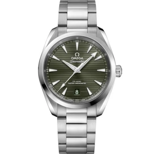Omega - 220.10.38.20.10.003 Seamaster Aqua Terra 150M Master Chronometer 38 Stainless Steel / Green / Bracelet