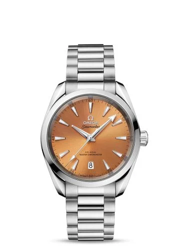 Omega - 220.10.38.20.12.001 Seamaster Aqua Terra 150M Shades Master Chronometer 38 Stainless Steel / Saffron / Bracelet