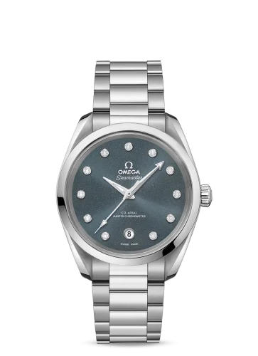 Omega - 220.10.38.20.53.001 Seamaster Aqua Terra 150M Master Chronometer 38 Stainless Steel / Blue Grey / Bracelet
